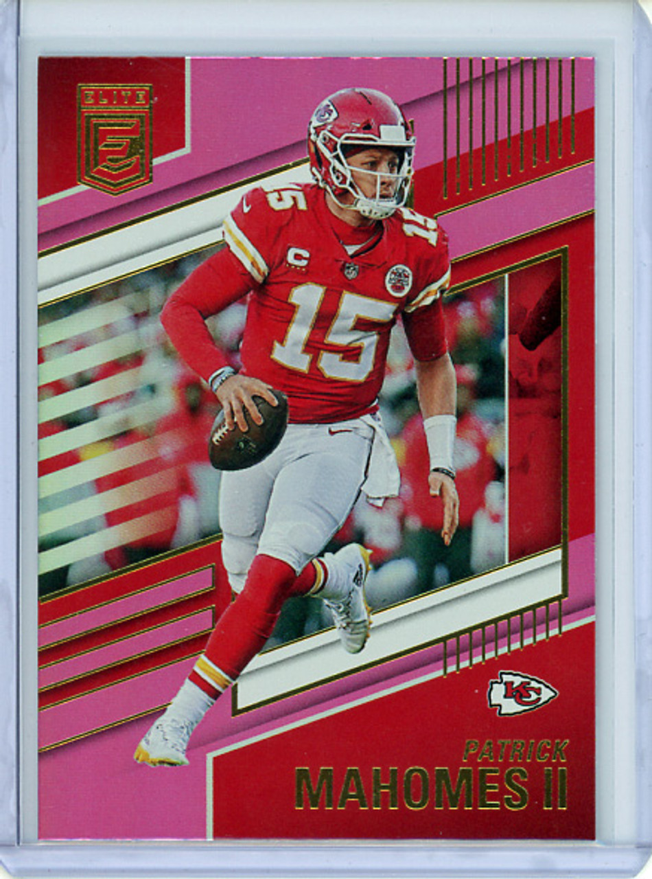 Patrick Mahomes II 2022 Donruss Elite #38 Pink (CQ)