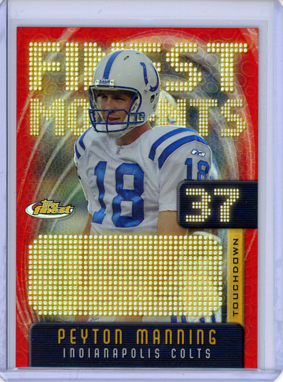 Peyton Manning 2005 Finest, Peyton Manning Finest Moments #FM37 (#090/599) (CQ)