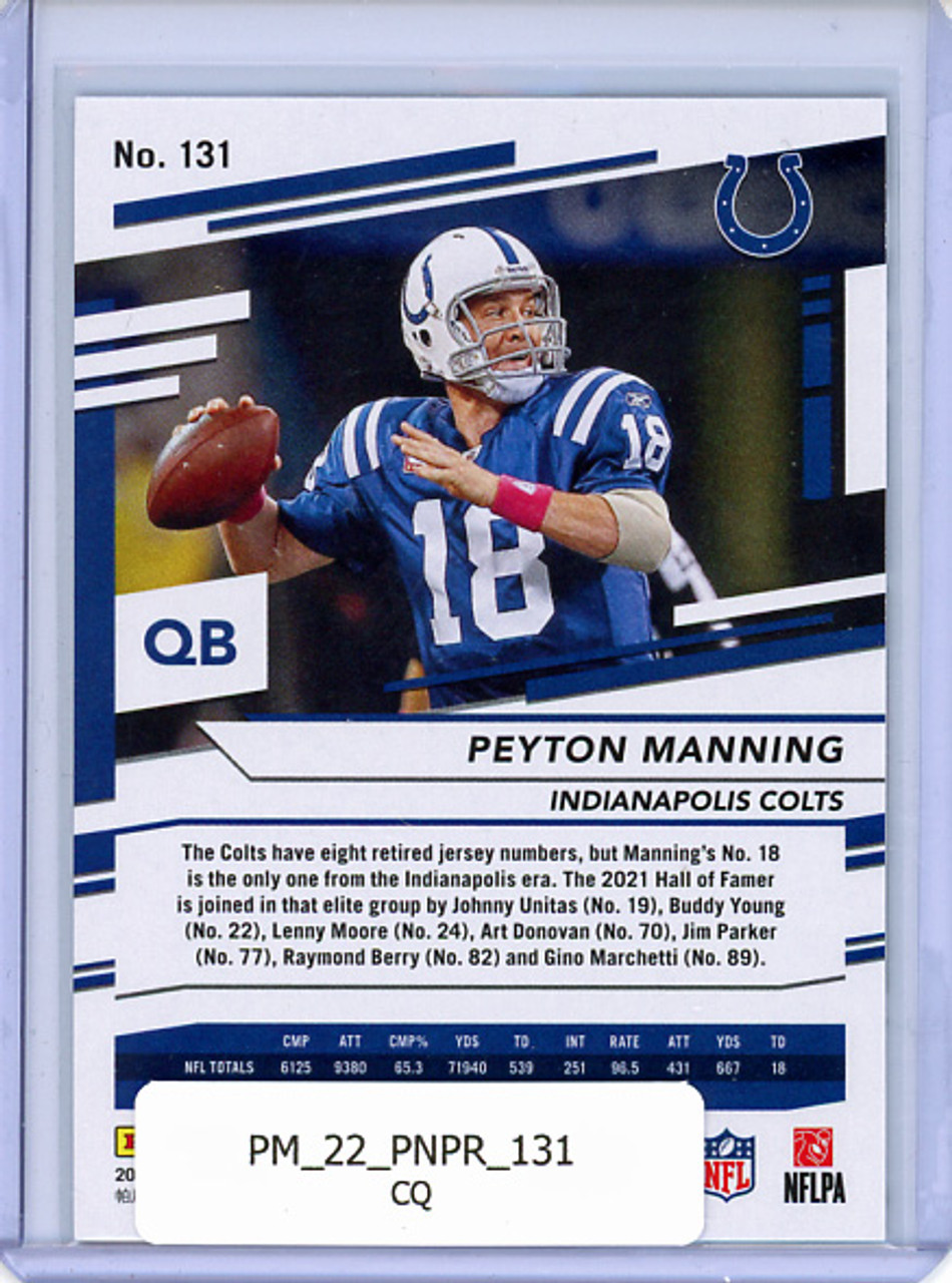 Peyton Manning 2022 Prestige #131 (CQ)