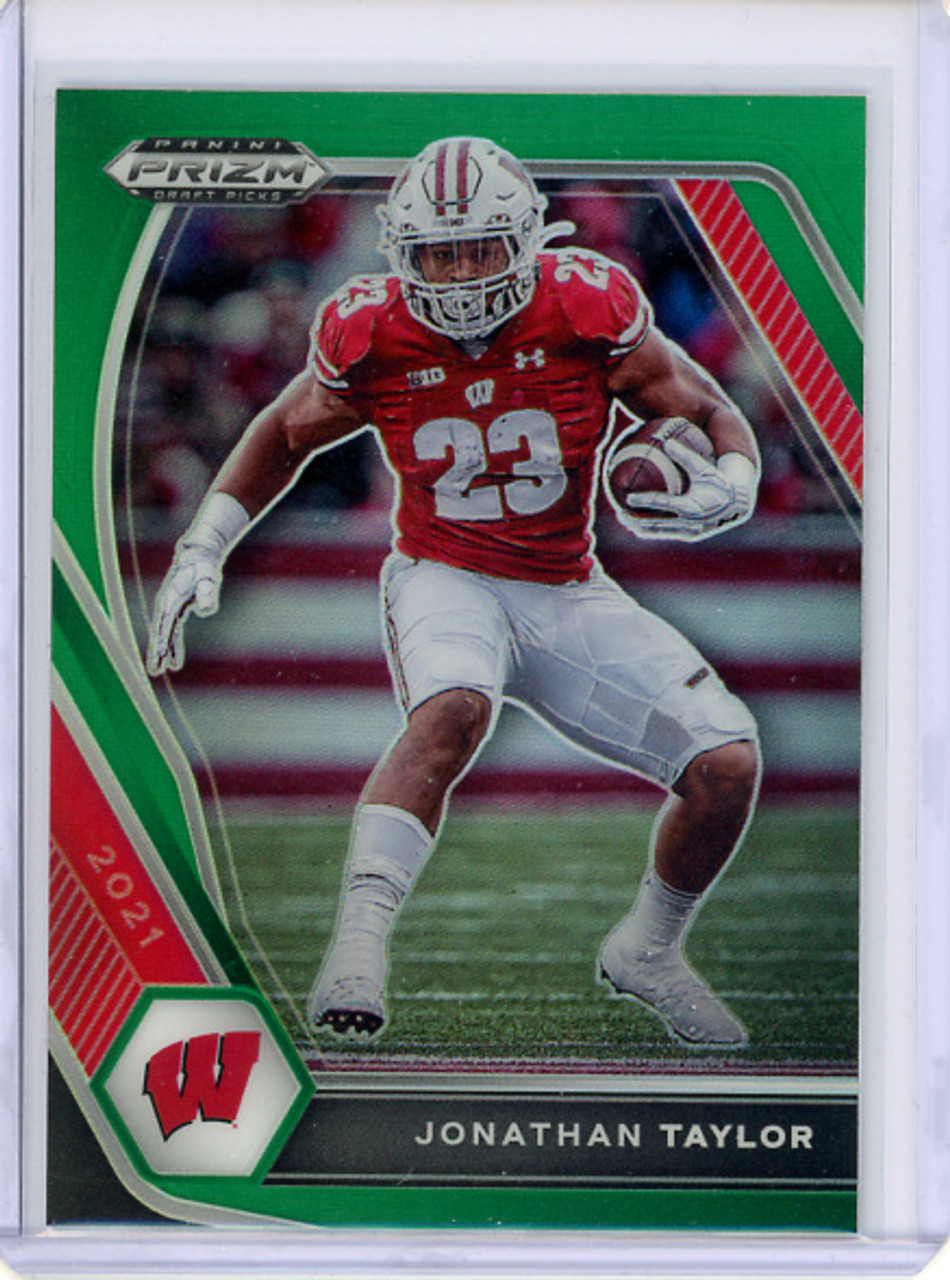 Jonathan Taylor 2021 Prizm Draft Picks #76 Green (CQ)