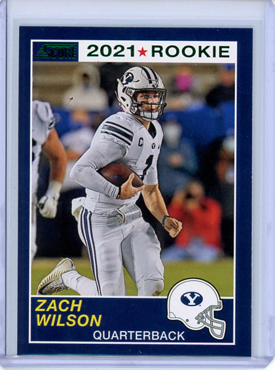 Zach Wilson 2021 Chronicles Draft Picks, Score #61 Green (CQ)