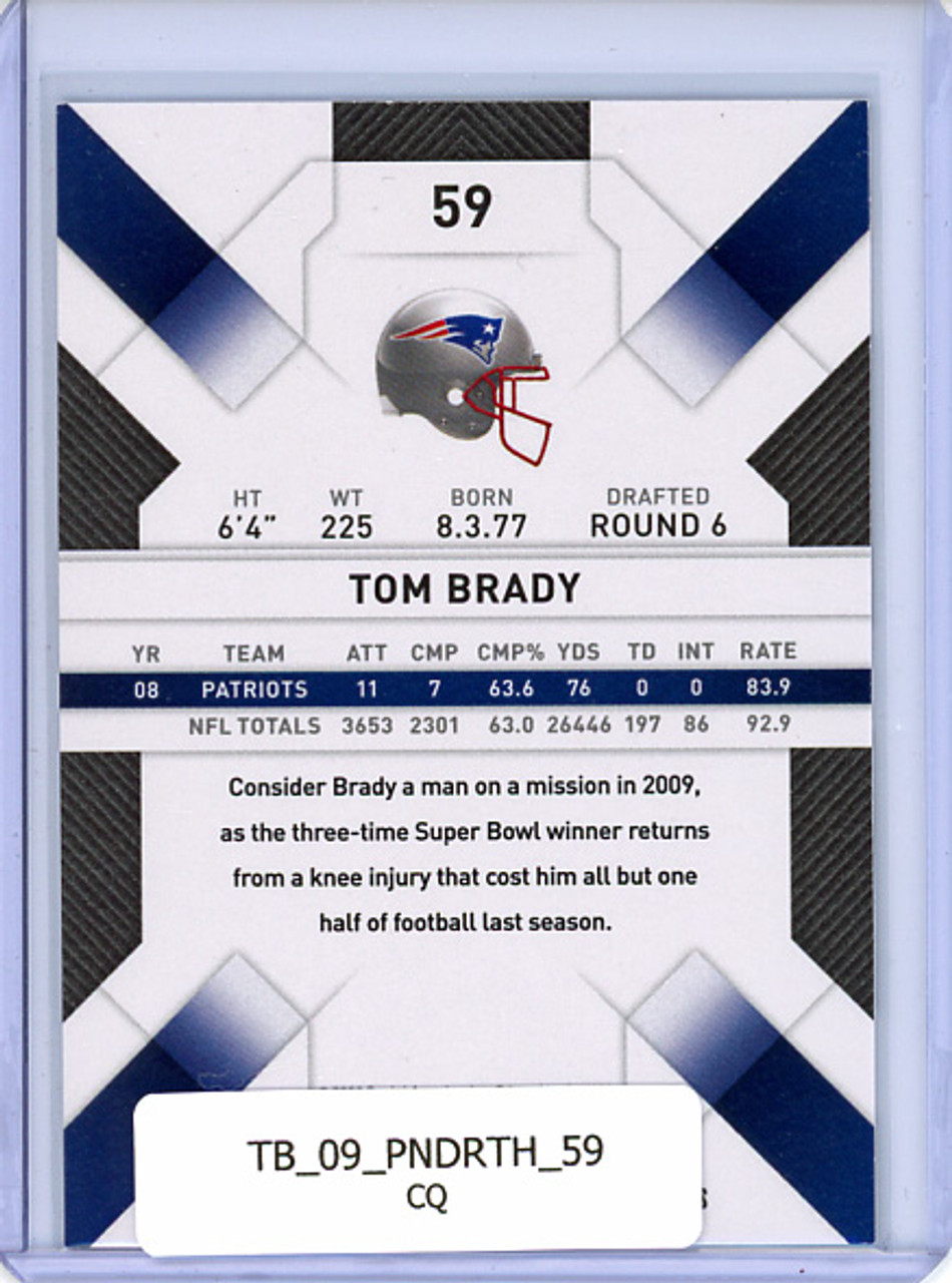 Tom Brady 2009 Donruss Threads #59 (CQ)