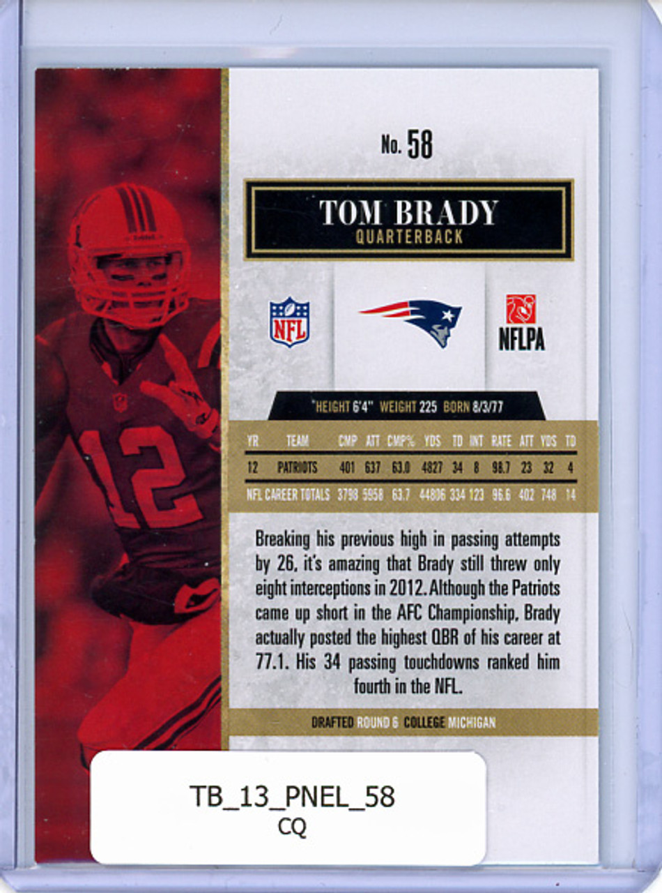 Tom Brady 2013 Elite #58 (CQ)