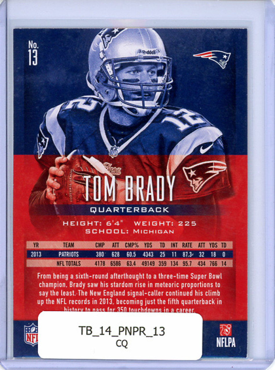 Tom Brady 2014 Prestige #13 (CQ)