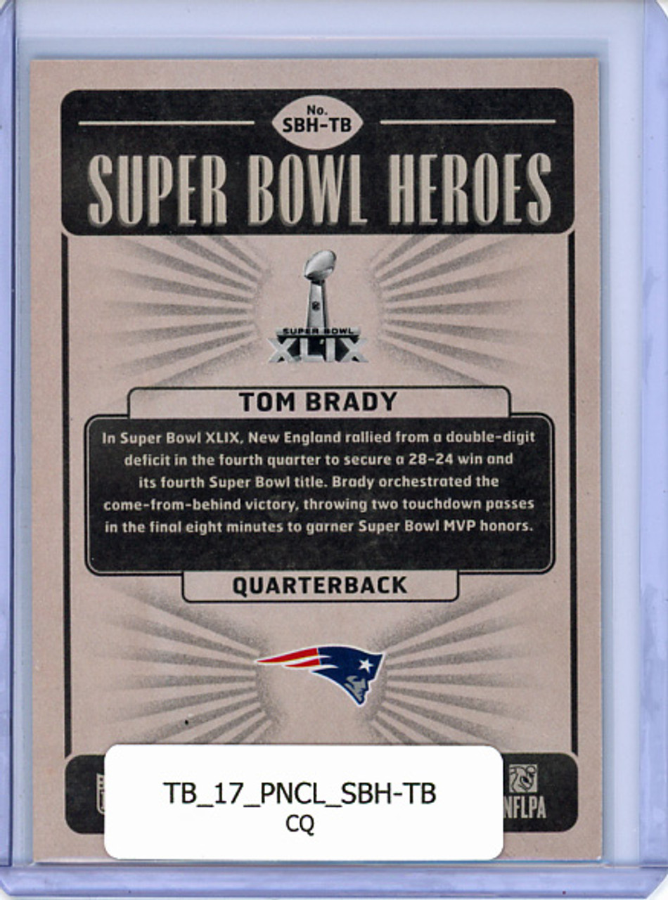 Tom Brady 2017 Classics, Super Bowl Heroes #SBH-TB (CQ)