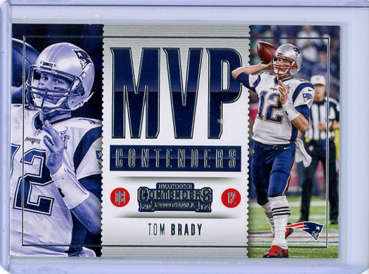 Tom Brady 2017 Contenders, MVP Contenders #MC-23 (CQ)