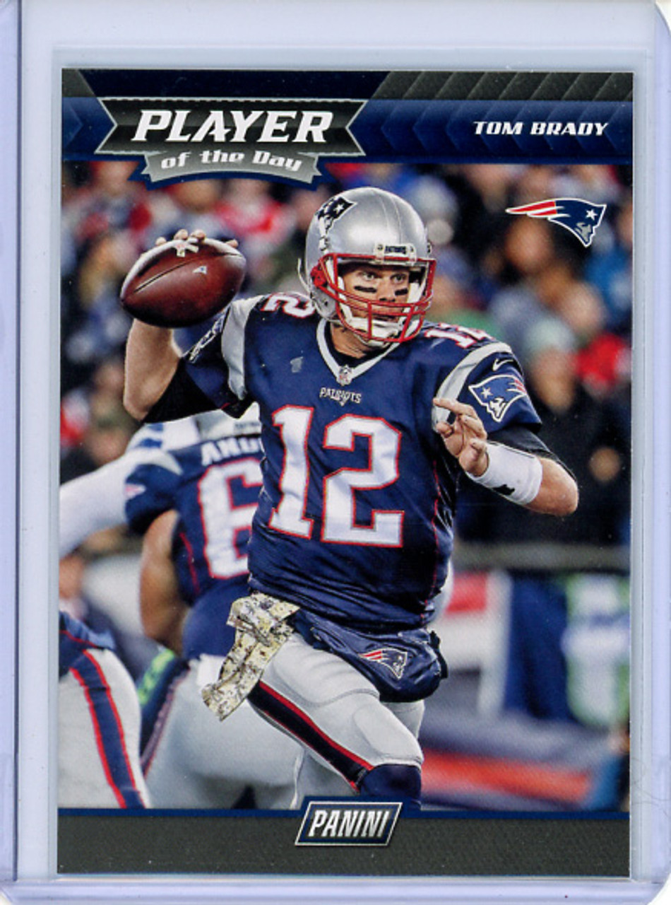 Tom Brady 2017 Panini Player of the Day #1 (CQ)