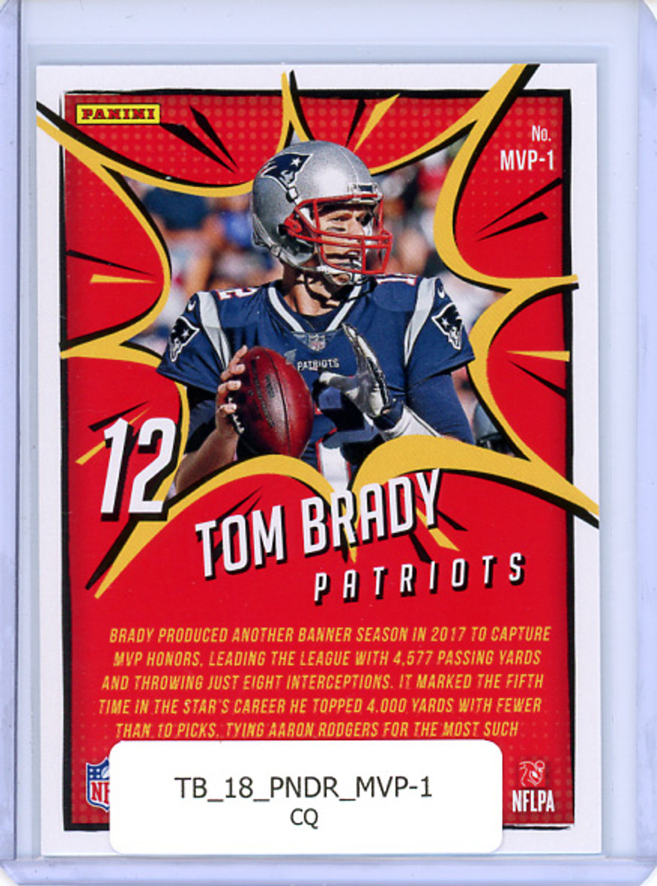 Tom Brady 2018 Donruss, MVP #MVP-1 (CQ)