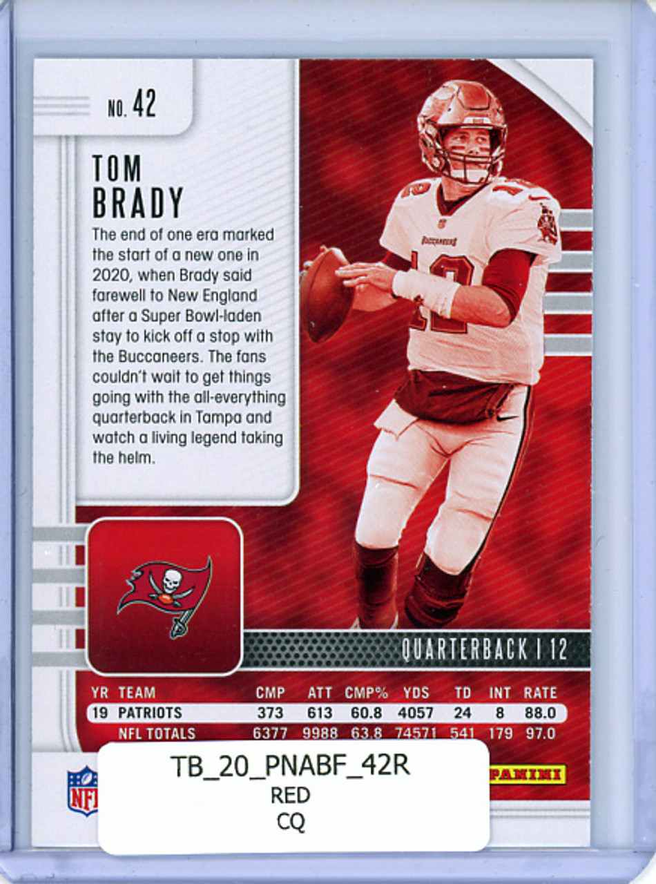 Tom Brady 2020 Absolute #42 Red (CQ)