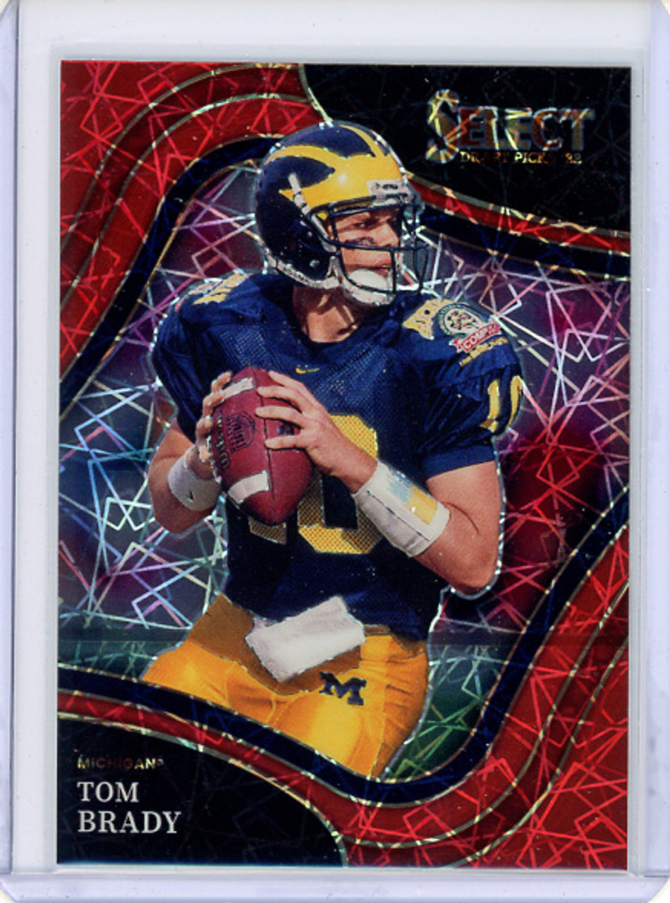Tom Brady 2022 Select Draft Picks #130 Field Level Red Lazer (CQ)