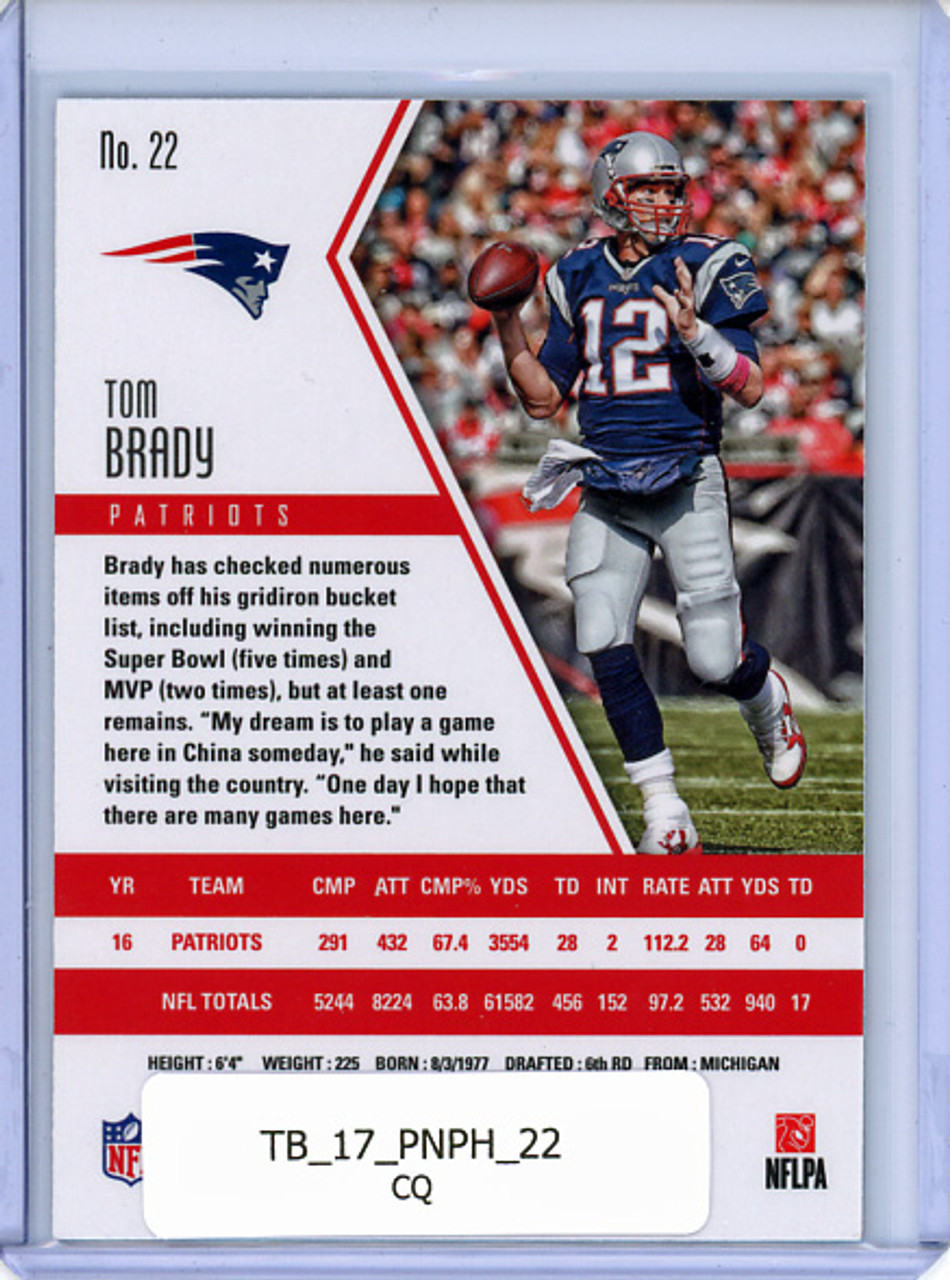 Tom Brady 2017 Phoenix #22 (CQ)