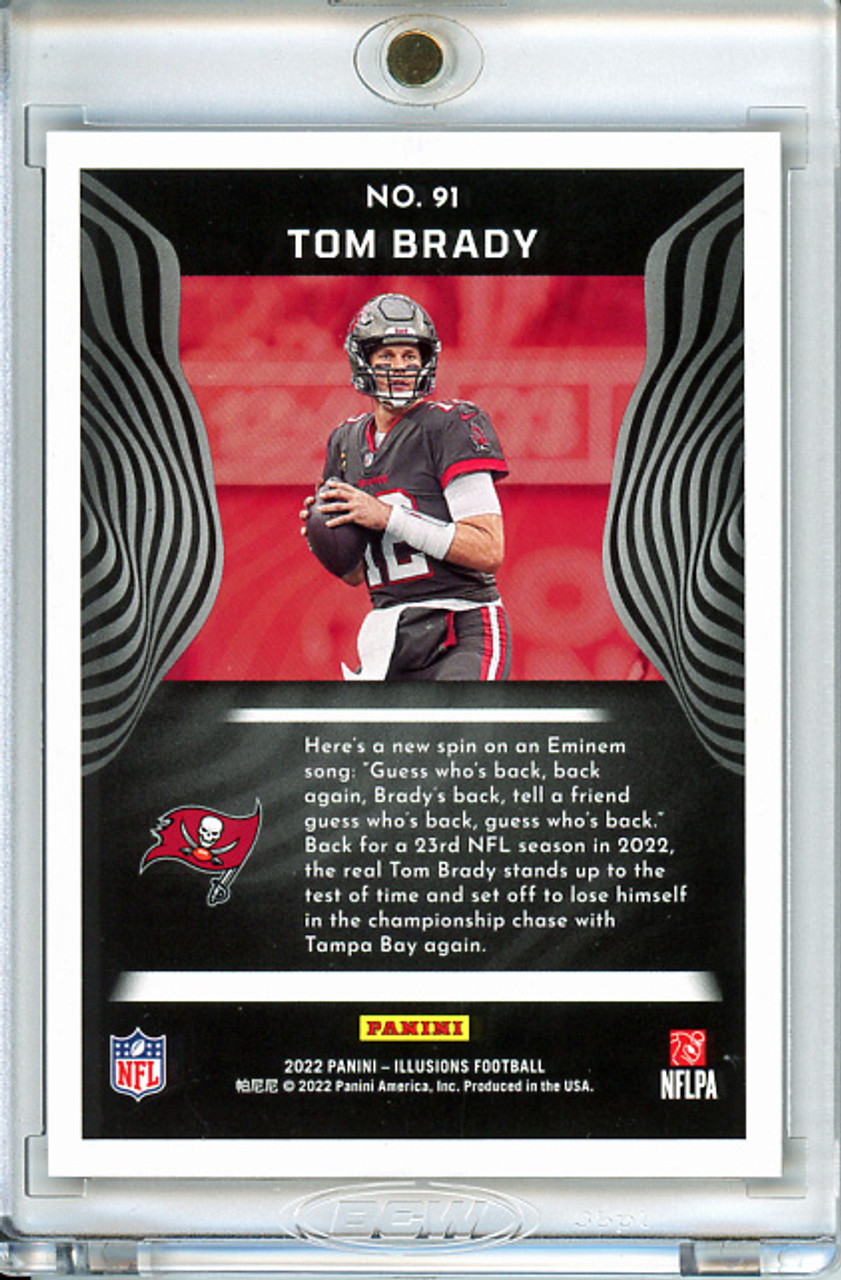 Tom Brady 2022 Illusions #91 Pink (#351/399) (CQ)
