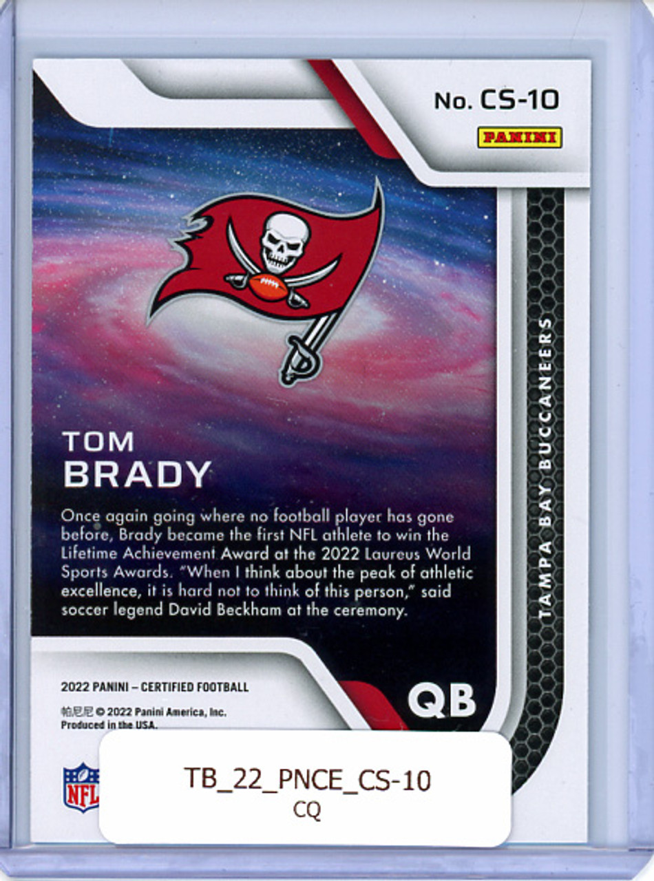 Tom Brady 2022 Certified, Certified Stars #CS-10 (CQ)