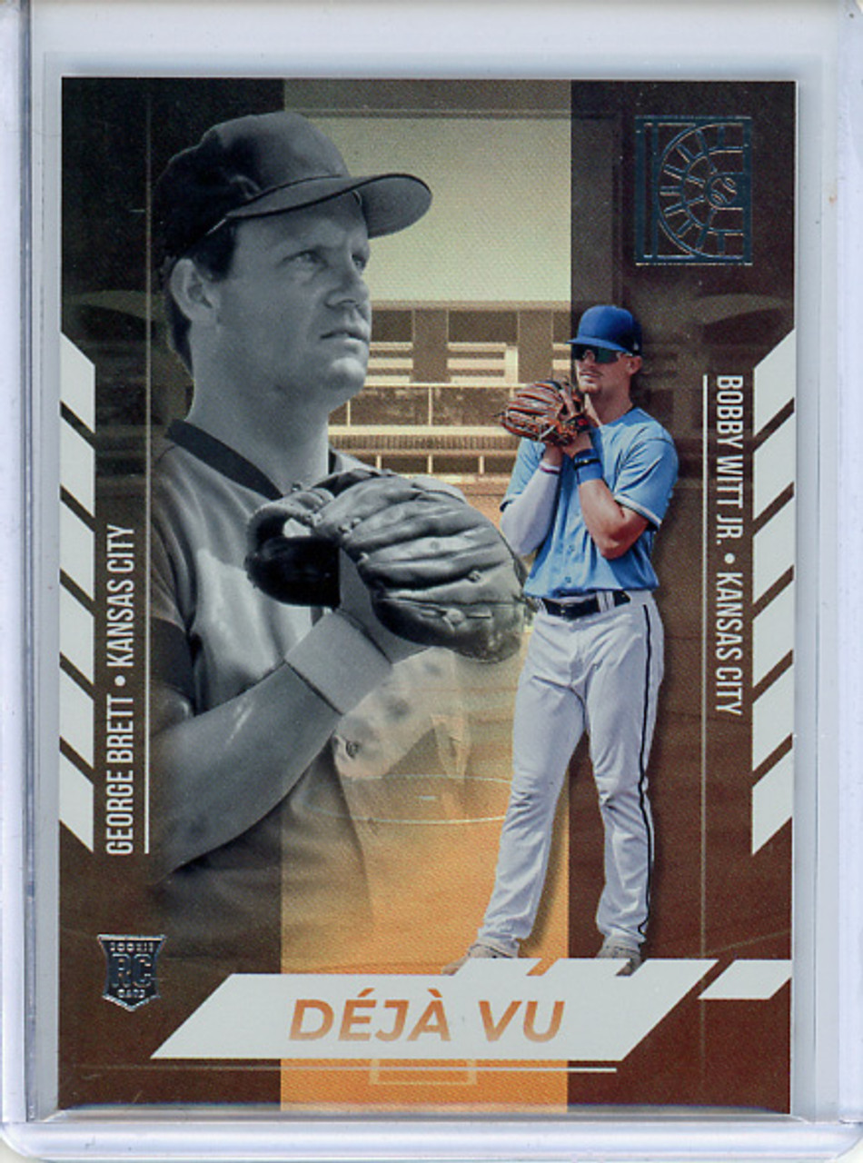 George Brett, Bobby Witt Jr. 2022 Panini Capstone, Déjà Vu #DV-5 (CQ)