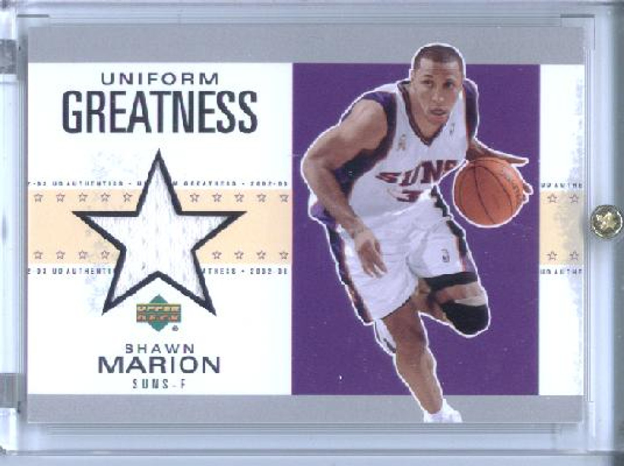 Shawn Marion 2002-03 Authentics, Uniform Greatness #SH-U