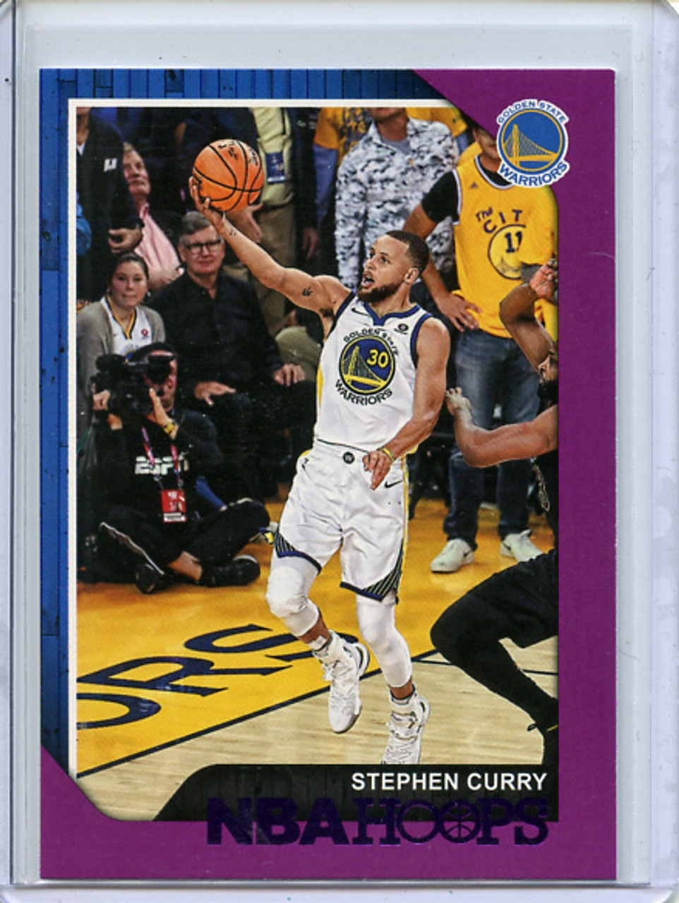 Stephen Curry 2018-19 Hoops #15 Purple