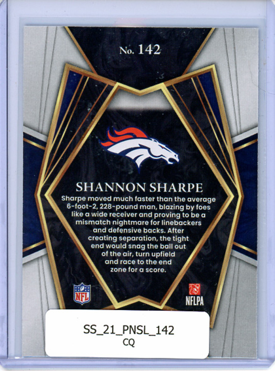 Shannon Sharpe 2021 Select #142 Premier Level (CQ)