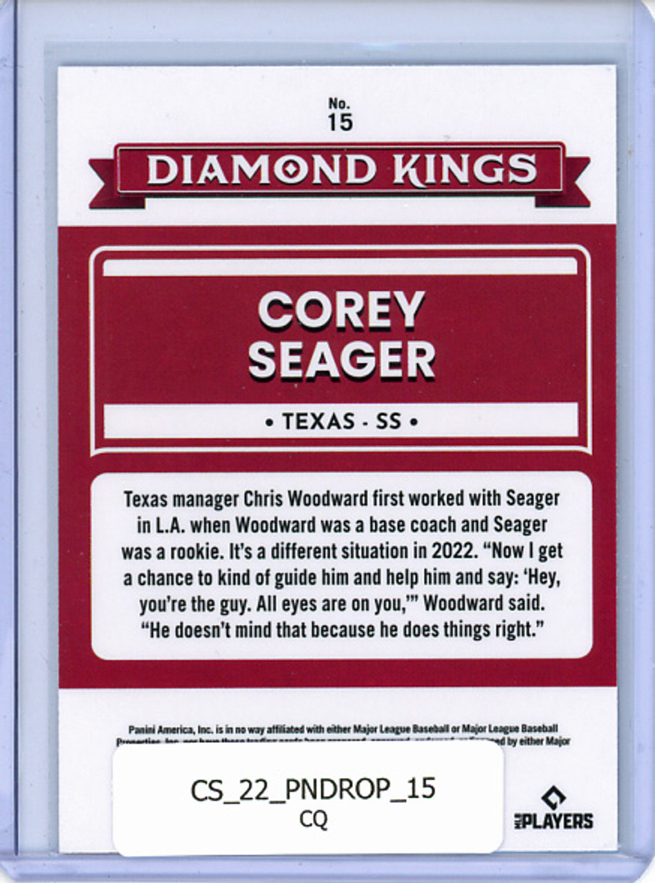 Corey Seager 2022 Donruss Optic #15 Diamond Kings (CQ)