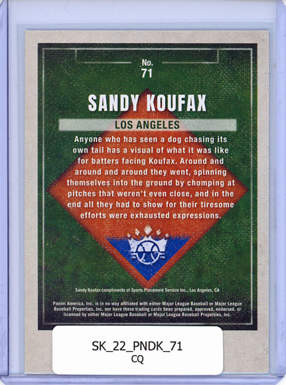 Sandy Koufax 2022 Diamond Kings #71 (CQ)