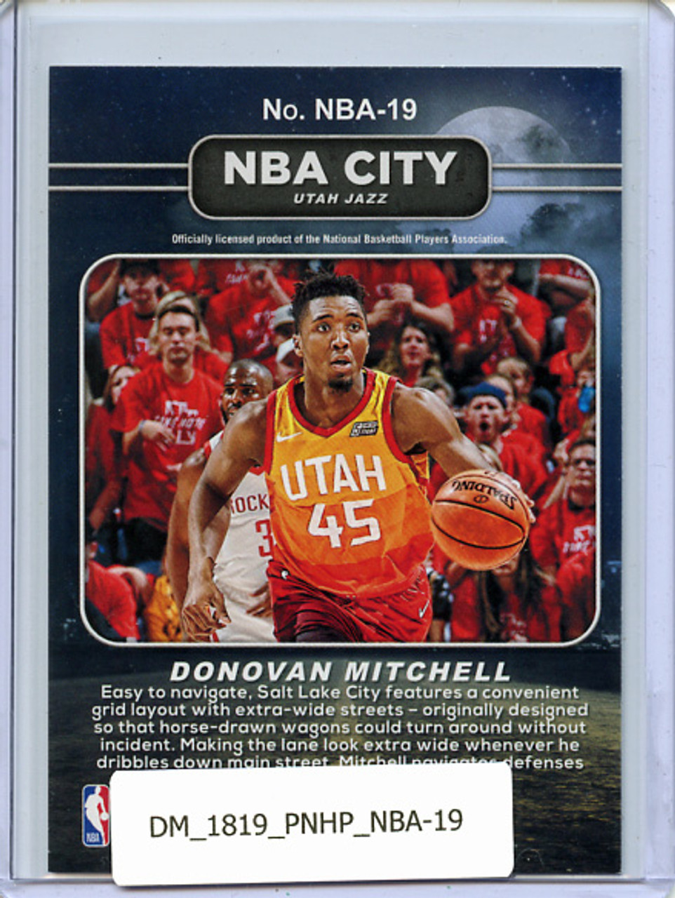 Donovan Mitchell 2018-19 Hoops, NBA City #NBA-19