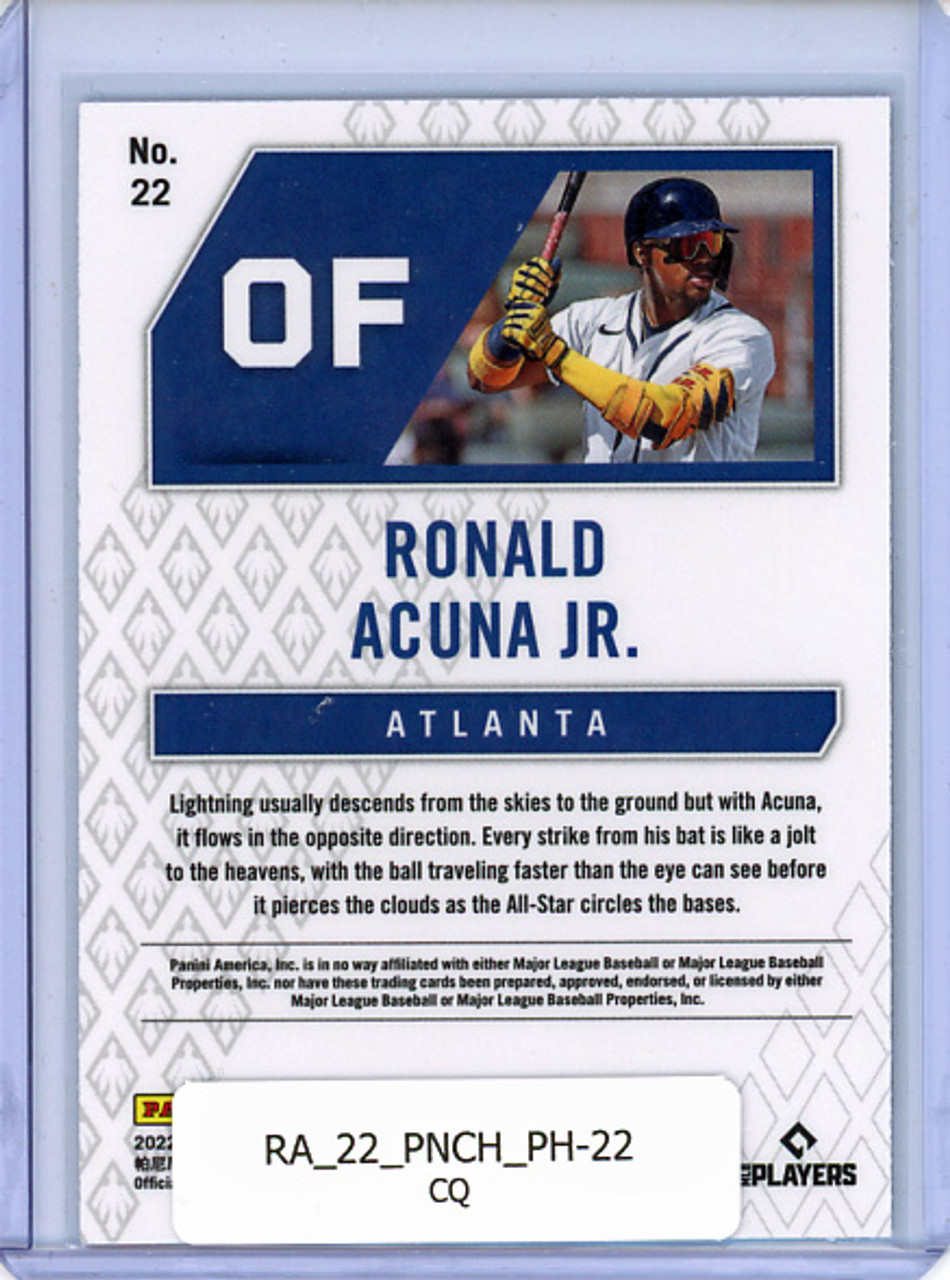 Ronald Acuna Jr. 2022 Chronicles, Phoenix #22 (CQ)