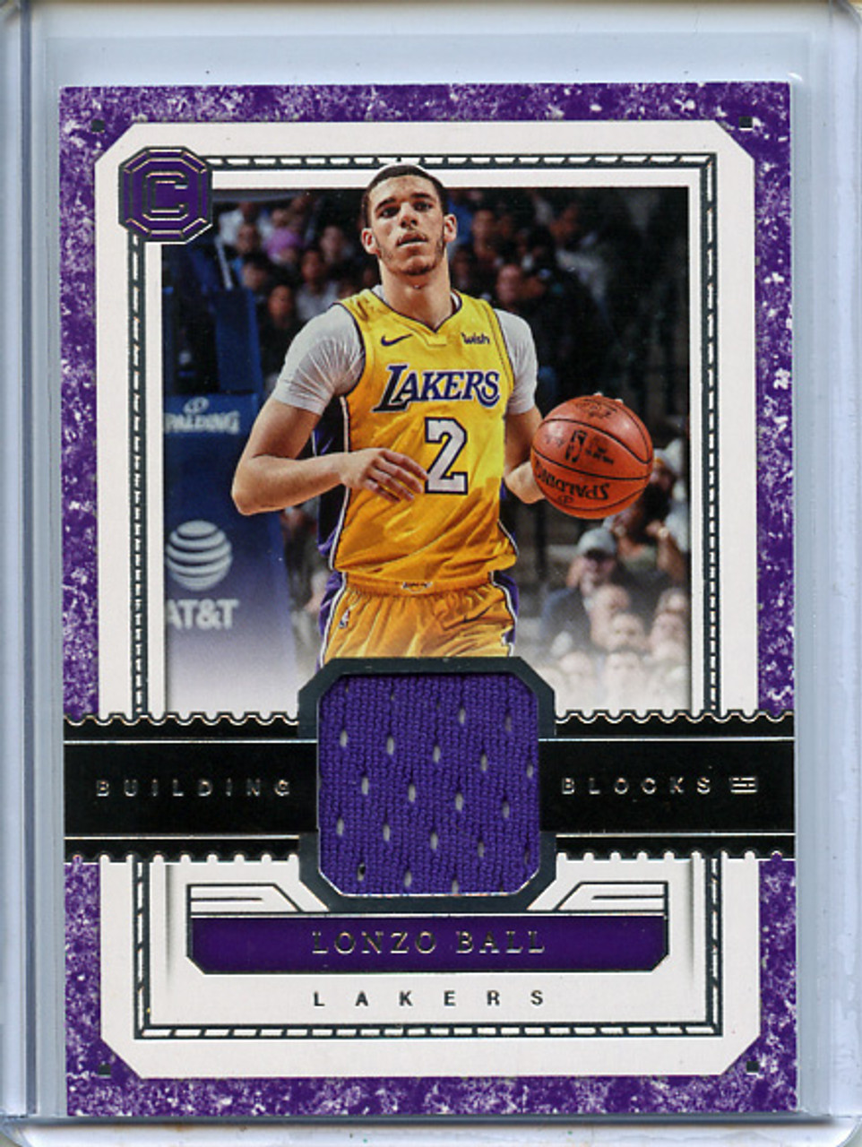 Lonzo Ball 2017-18 Cornerstones, Building Blocks Memorabilia #BB-LB