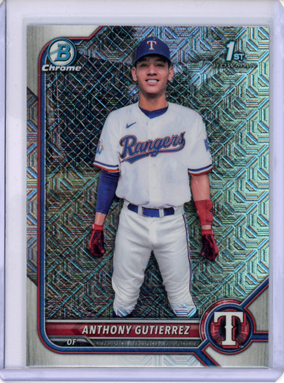 Anthony Gutierrez 2022 Bowman Chrome Prospects #BCP-160 Mega Box (CQ)