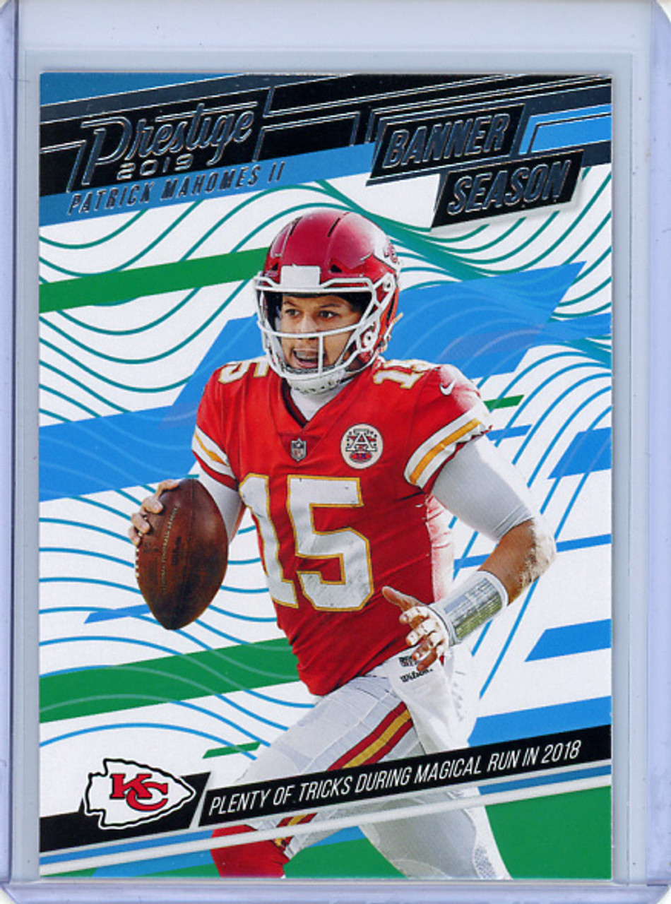 Patrick Mahomes II 2019 Prestige, Banner Season #BS-PM (CQ)