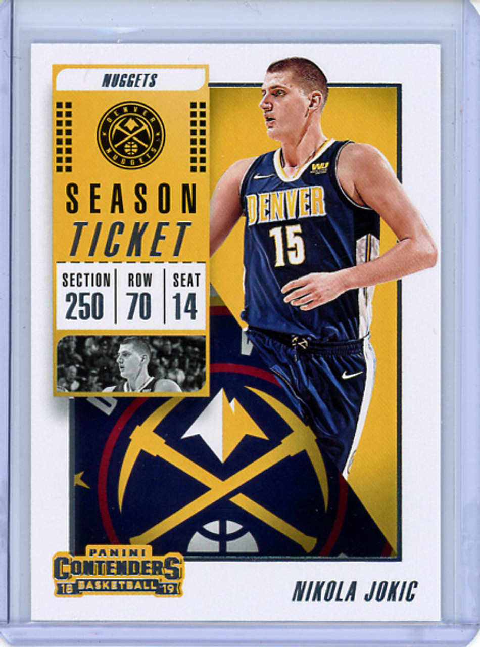 Nikola Jokic 2018-19 Contenders #26 (CQ)