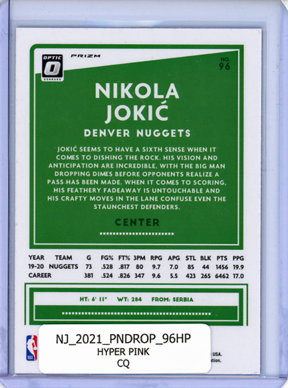 Nikola Jokic 2020-21 Donruss Optic #96 Hyper Pink (CQ)