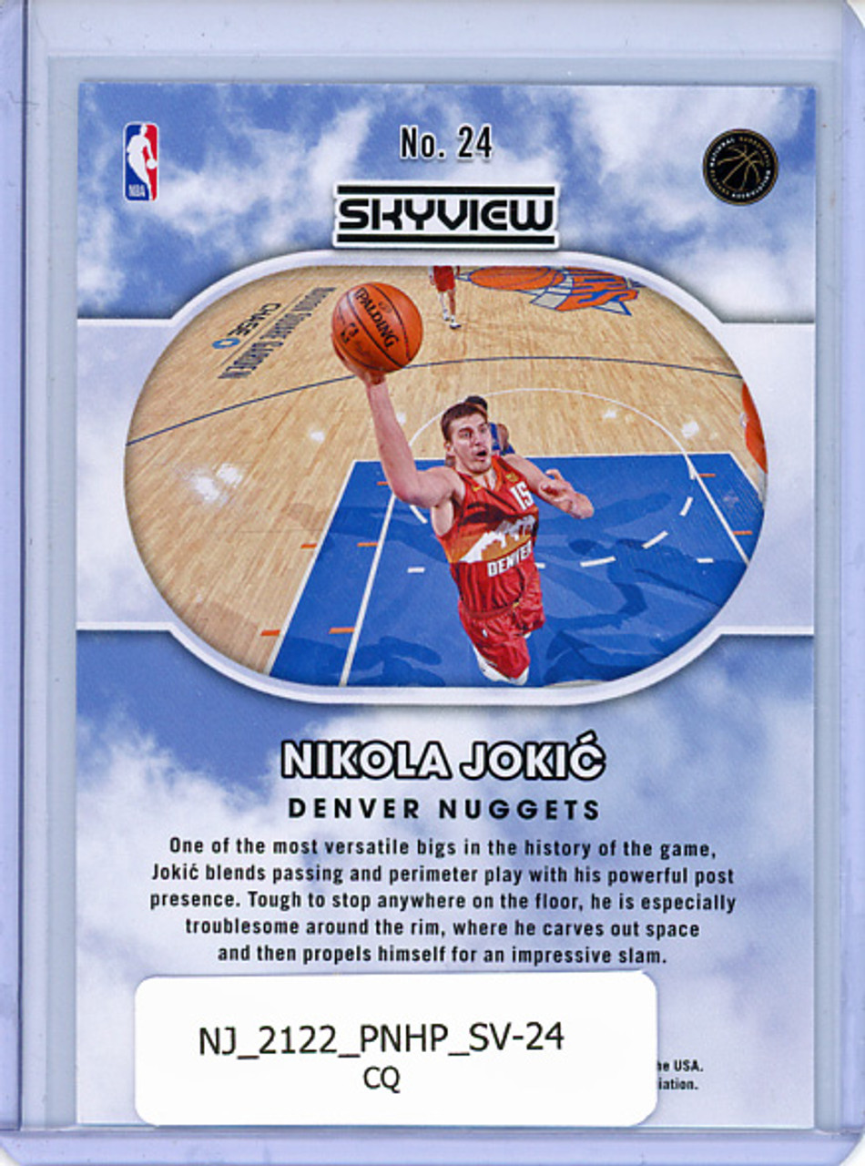 Nikola Jokic 2021-22 Hoops, Skyview #24 (CQ)