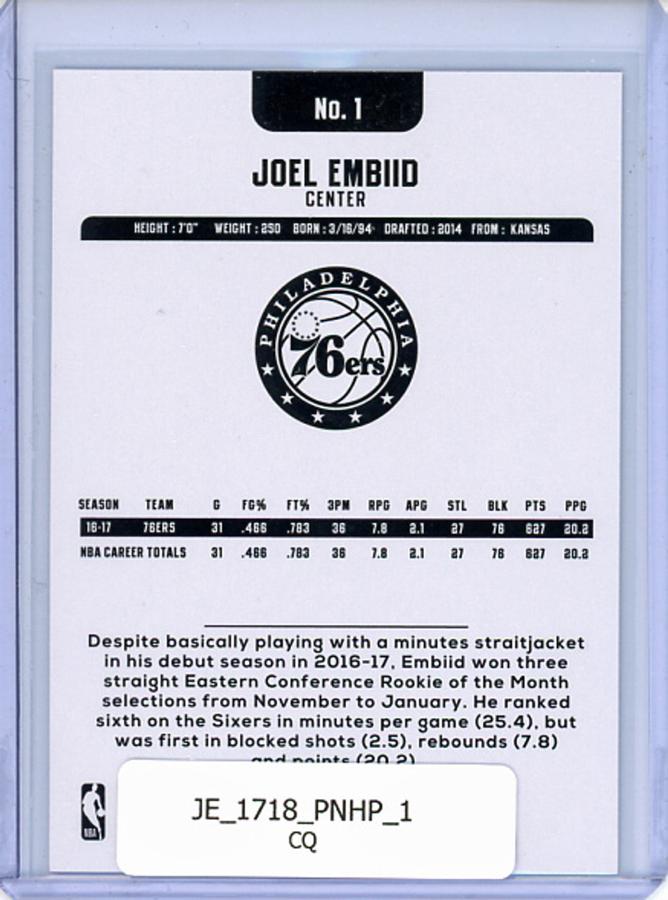 Joel Embiid 2017-18 Hoops #1 (CQ)