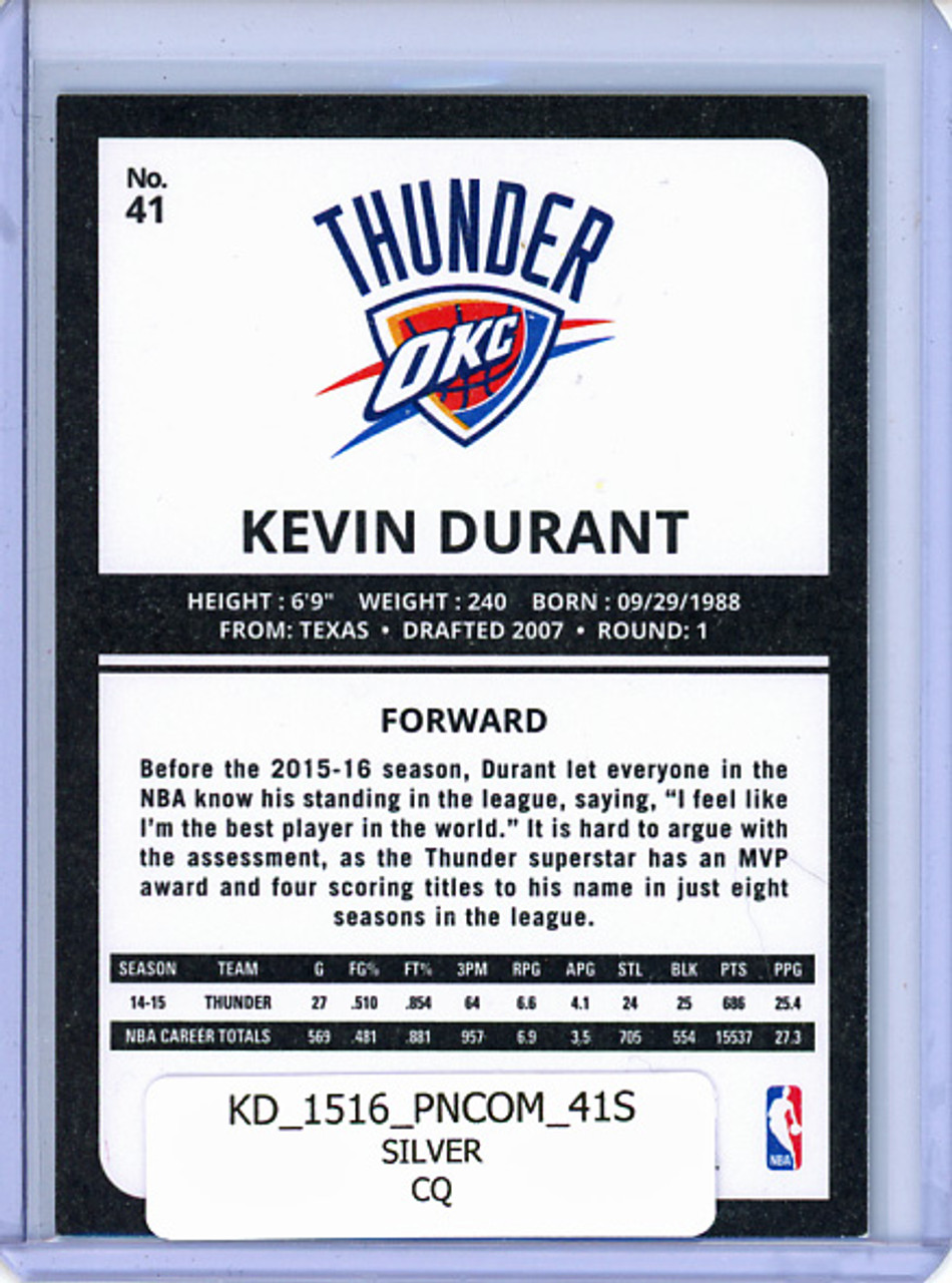 Kevin Durant 2015-16 Complete #41 Silver (CQ)