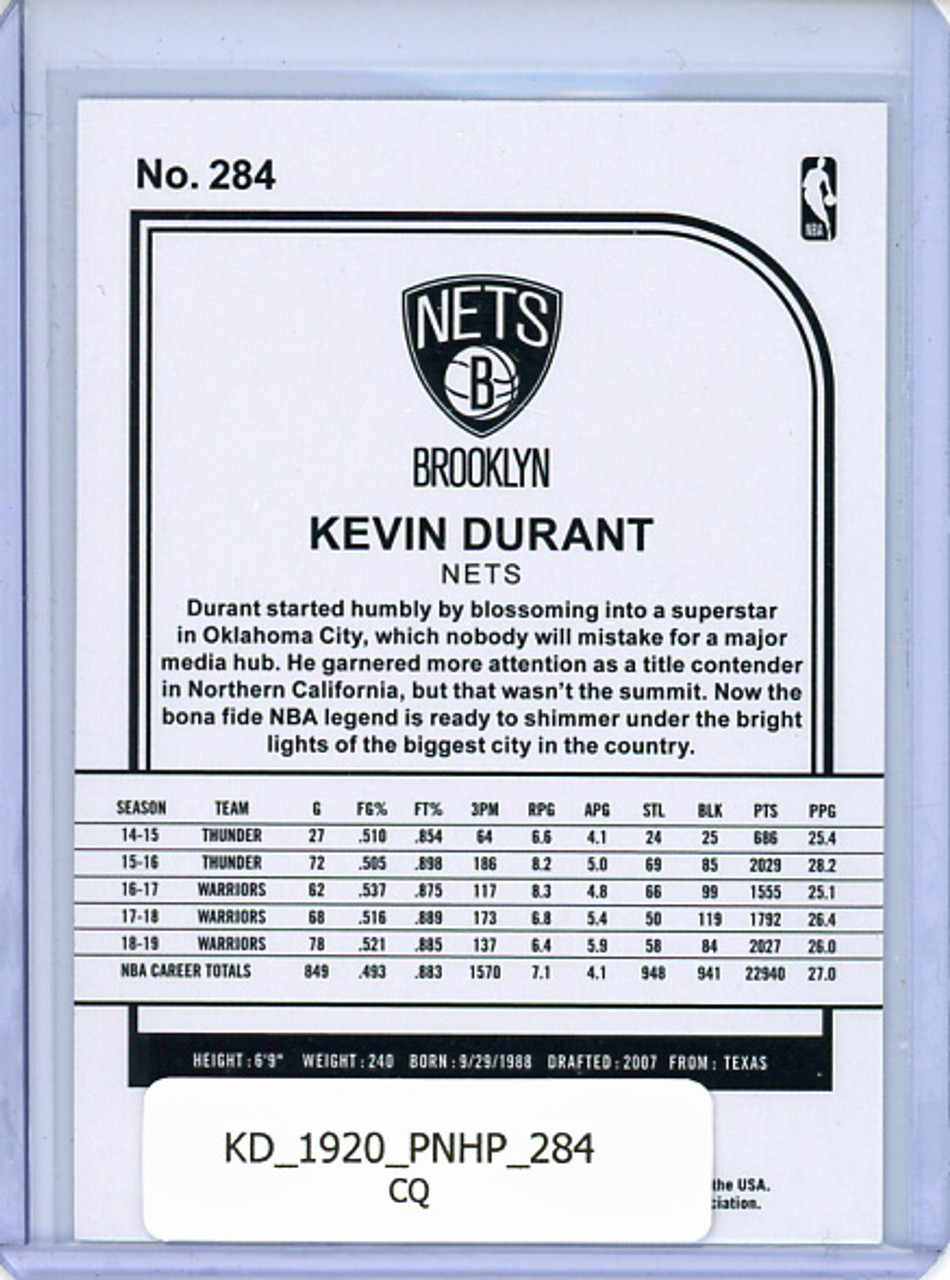 Kevin Durant 2019-20 Hoops #284 Tribute (CQ)