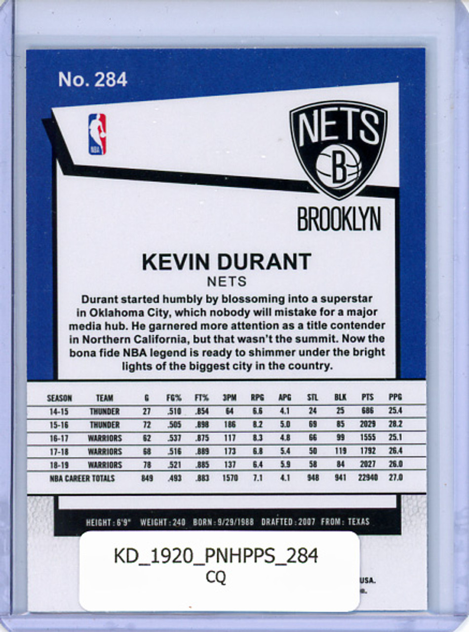 Kevin Durant 2019-20 Hoops Premium Stock #284 Tribute (CQ)