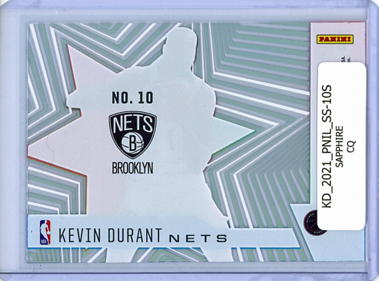 Kevin Durant 2020-21 Illusions, Shining Stars #10 Sapphire (CQ)