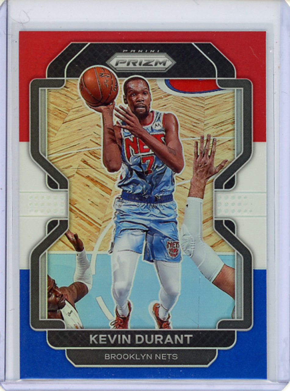 Kevin Durant 2021-22 Prizm #120 Red White & Blue (CQ)