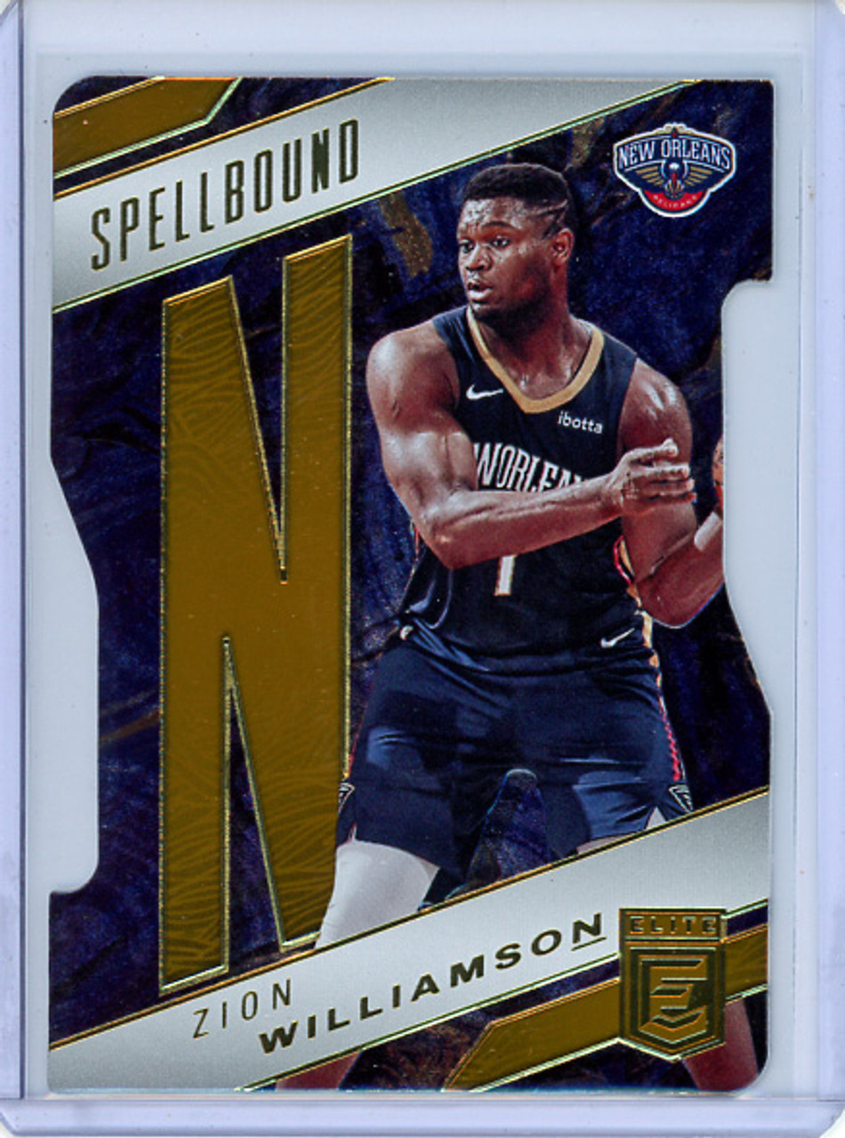 Zion Williamson 2021-22 Donruss Elite, Spellbound #36 "N" Orange Die Cut (1) (CQ)