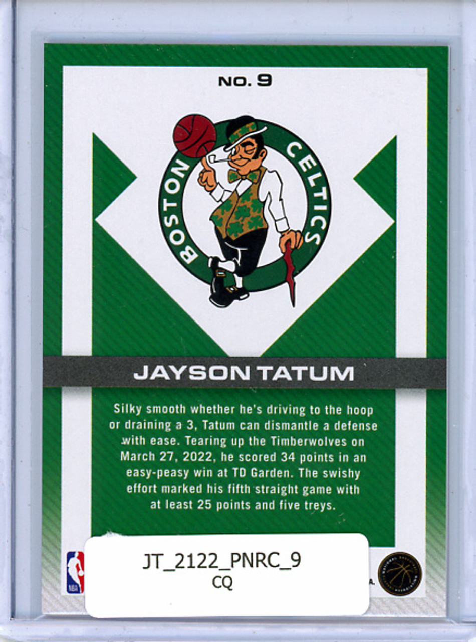 Jayson Tatum 2021-22 Recon #9 (CQ)