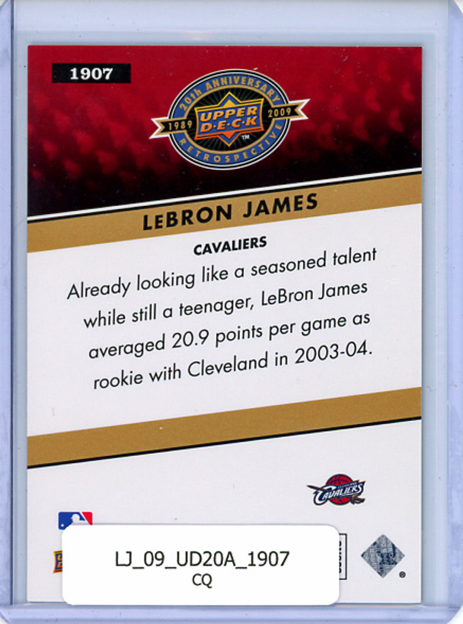 LeBron James 2009 Upper Deck 20th Anniversary #1907 (CQ)