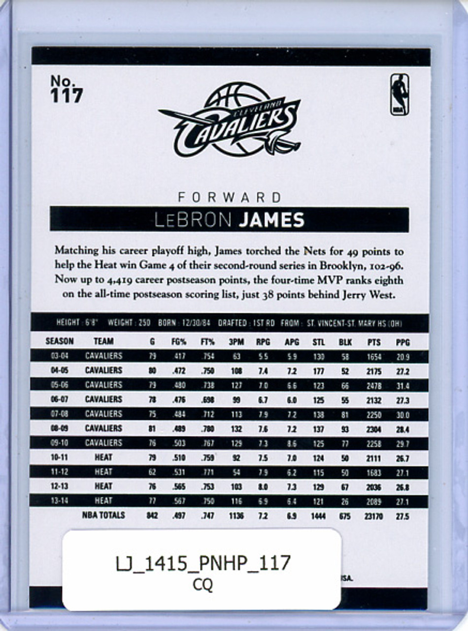LeBron James 2014-15 Hoops #117 (CQ)