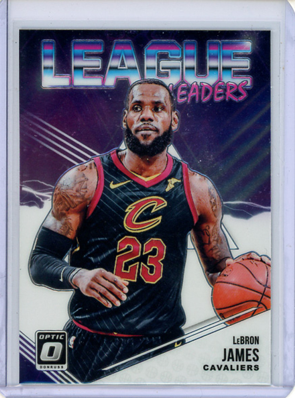 LeBron James 2018-19 Donruss Optic, League Leaders #9 (CQ)