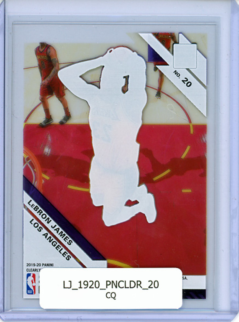 LeBron James 2019-20 Clearly Donruss #20 (CQ)