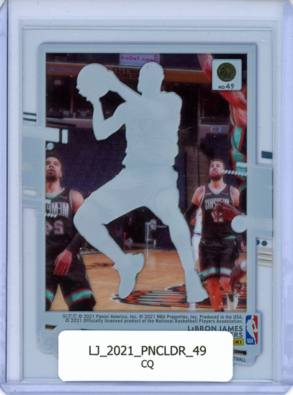 LeBron James 2020-21 Clearly Donruss #49 (CQ)