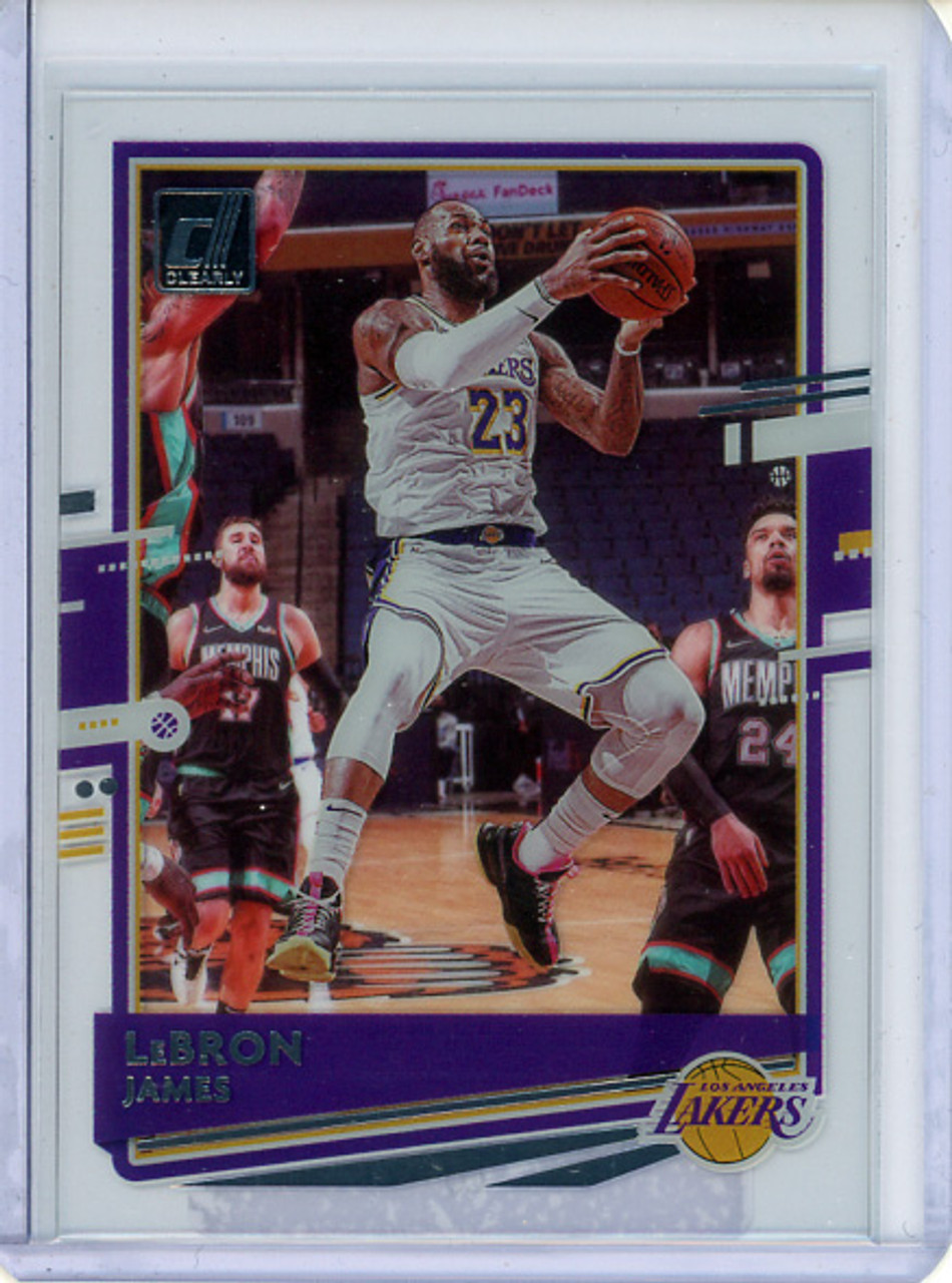 LeBron James 2020-21 Clearly Donruss #49 (CQ)
