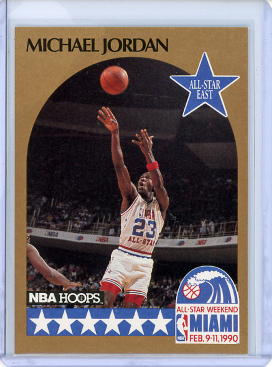 Michael Jordan 1990-91 Hoops #5 All-Star (CQ)