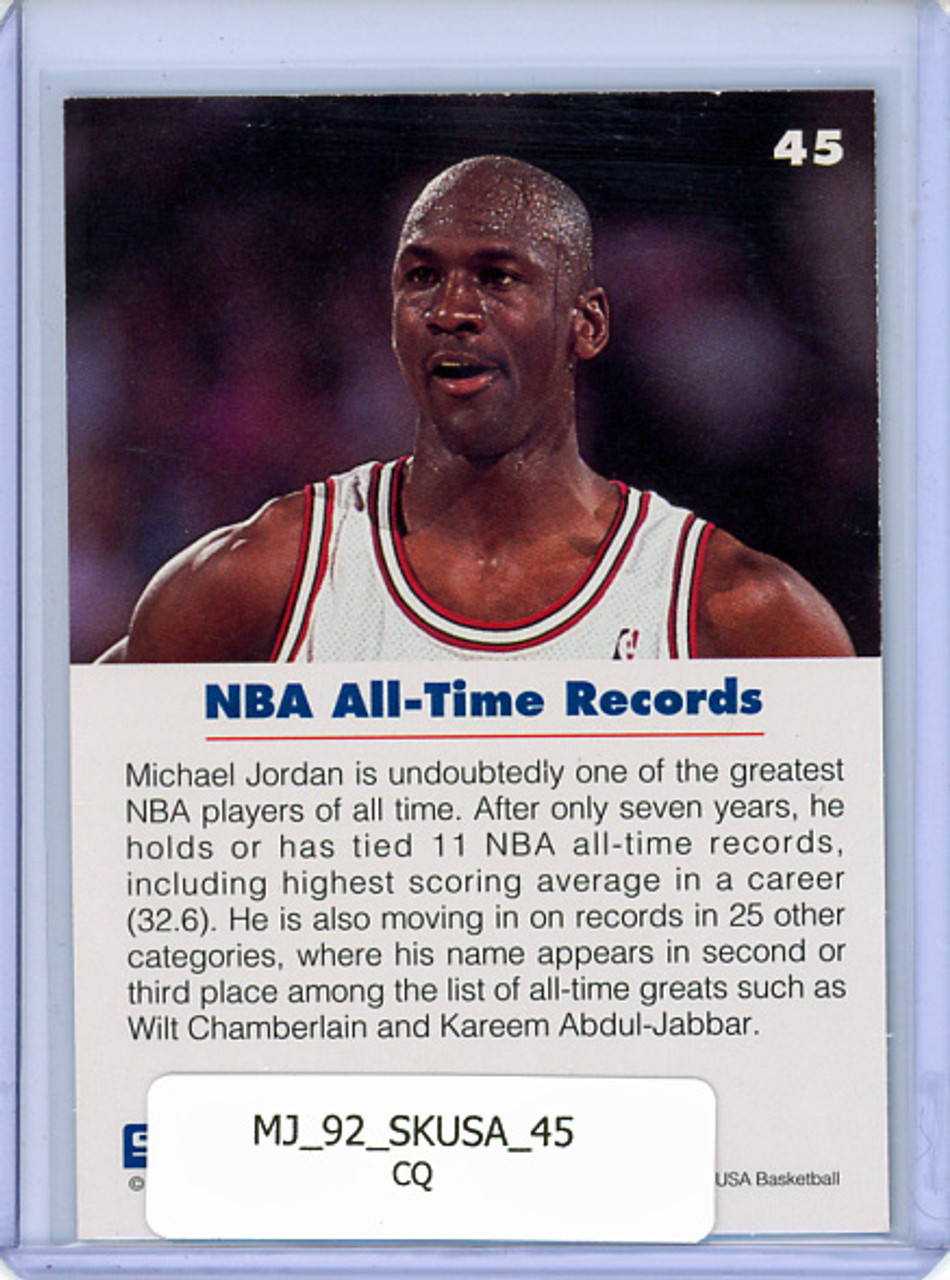 Michael Jordan 1992 Skybox USA #45 (CQ)