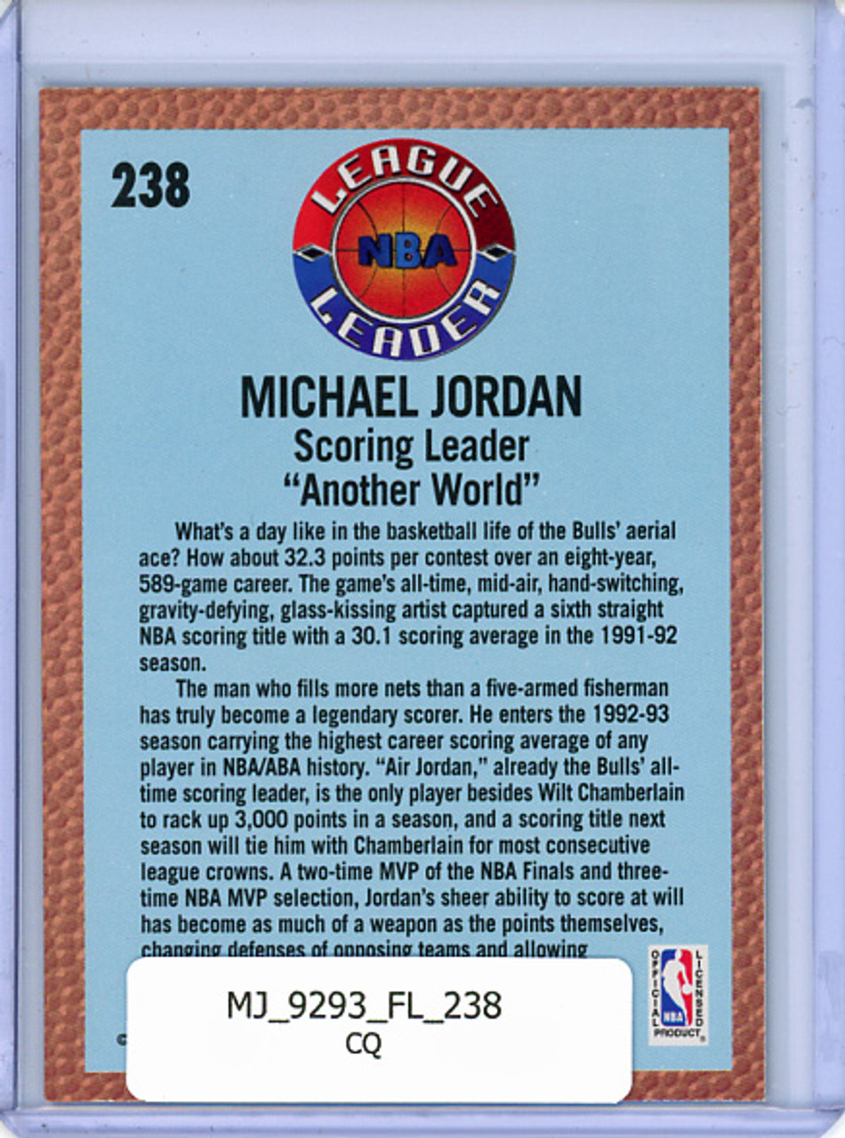 Michael Jordan 1992-93 Fleer #238 League Leader (CQ)