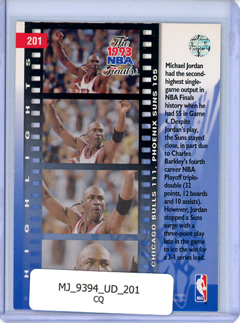 Michael Jordan 1993-94 Upper Deck #201 NBA Finals (CQ)