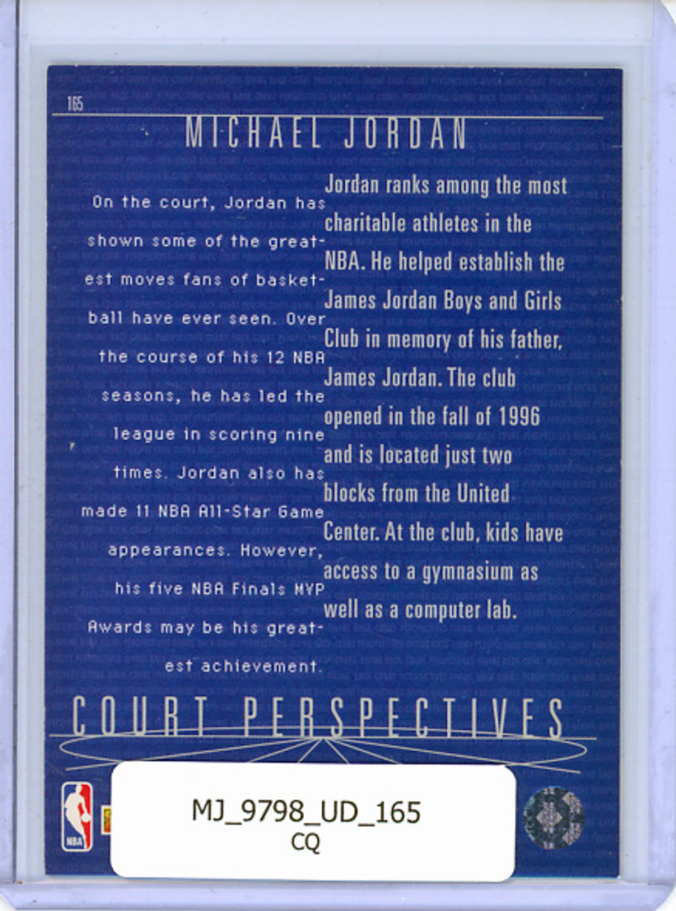 Michael Jordan 1997-98 Upper Deck #165 Court Perspectives (CQ)